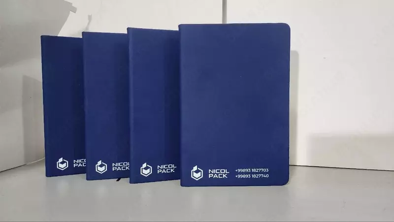 Ежедневник с логотипом Moleskine (синий) - Ежедневники