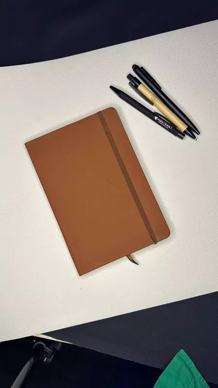 Ежедневник с логотипом Moleskine (красный) - Ежедневники