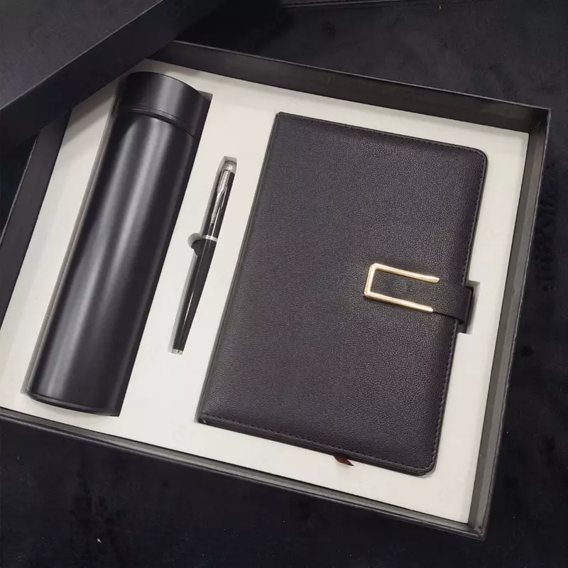 Sovga biznesi qutida  kundalik  termos  qalam  logotipli