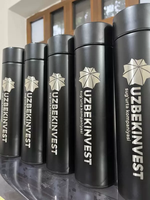 O'rnatilgan harorat sensori bilan termos Ulgurji savdo