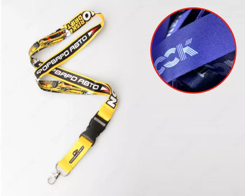 Logotipli nishon uchun lanyard