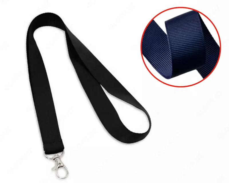 Logotipli nishon uchun lanyard (bir tomonlama  reps)