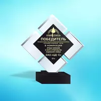 Logotipli shisha mukofotlar