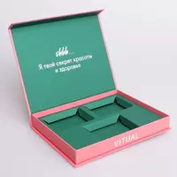 Коробка подарочная (на магнитах) с логотипом - по запросу