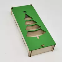 Коробка новогодняя с логотипом