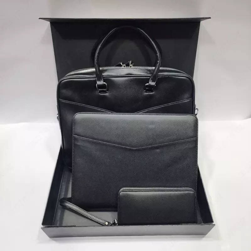 Подарочный бизнес набор в коробке (сумка  папка  кошелек)