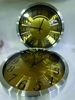 Часы настенные с логотипом (металл)