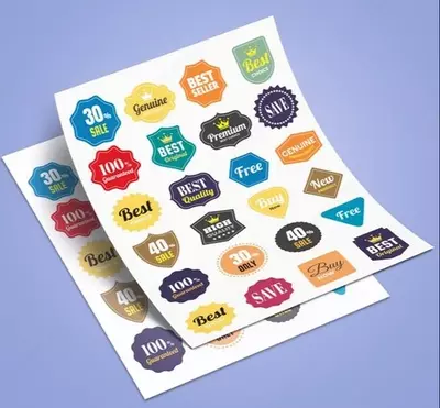 Stikerlar, nakleykalar, etiketkalar.