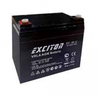 Аккумуляторные батареи EXITON 12V 28Ah для ИБП (UPS) технологии AGM - от {0} сум