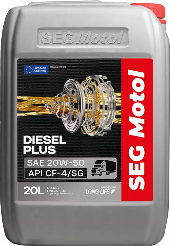Масло моторное SEG Motol Diesel Plus SAE 20W-50 API CF-4/SG