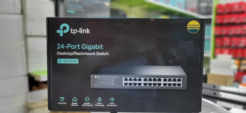 TP-LINK 24-PORT GIGBIT SWITCH (TL-SG1024D)