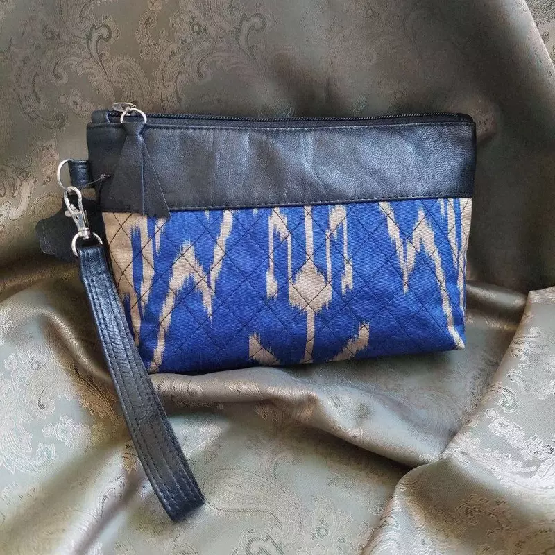 Клатч "Аквамарин" ручной работы