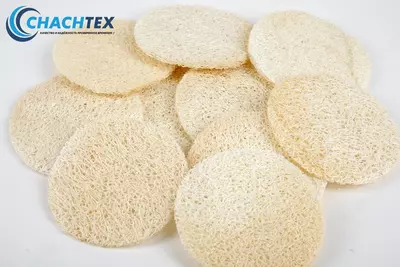 4 301 сум / упаковка Косметическая мочалка "диск-скраб" для лица "ECO LUFFA" АРТ. М-17