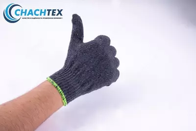 Перчатки хлопчатобумажные 40 гр. 10 кл. тёмно-серые ООО “СНАСН”