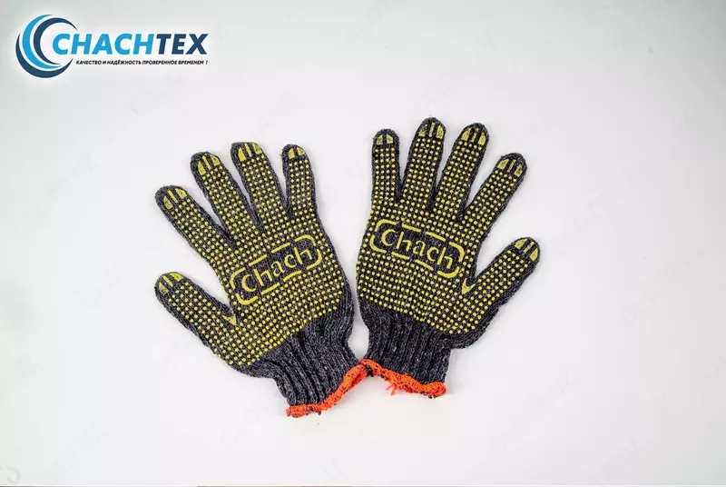 PVX qo'llanilgan paxta qo'lqoplari 40g 10kl - Xo'jalik qo'lqopi