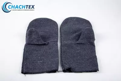 3 680 сум от 500 шт. Рукавицы рабочие с двойным наладонником тёмно-синие