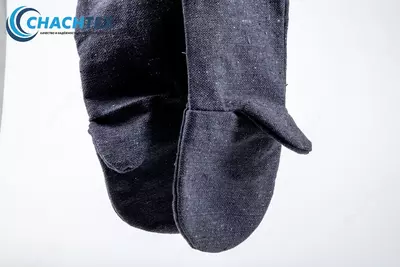 Рукавицы рабочие с двойным наладонником тёмно-синие Только оптом