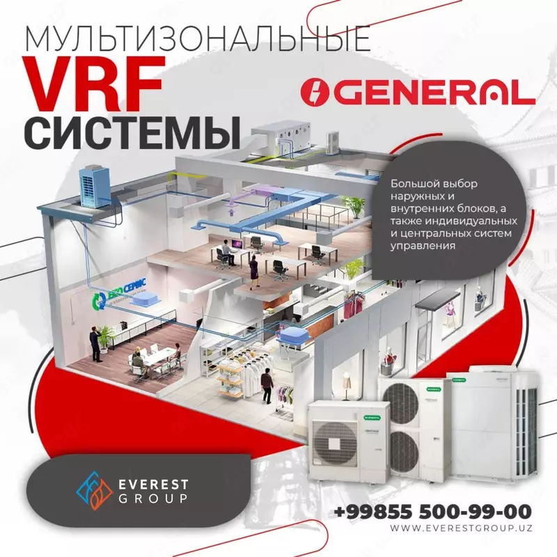 МУЛЬТИЗОНАЛЬНЫЕ СИСТЕМЫ VRF GENERAL