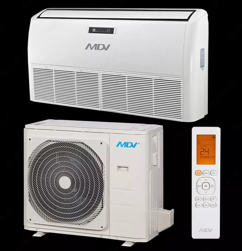 по запросу On/Off напольно-потолочные сплит-системы MDV MDUE-24HRN1/MDOU-24HN1-L