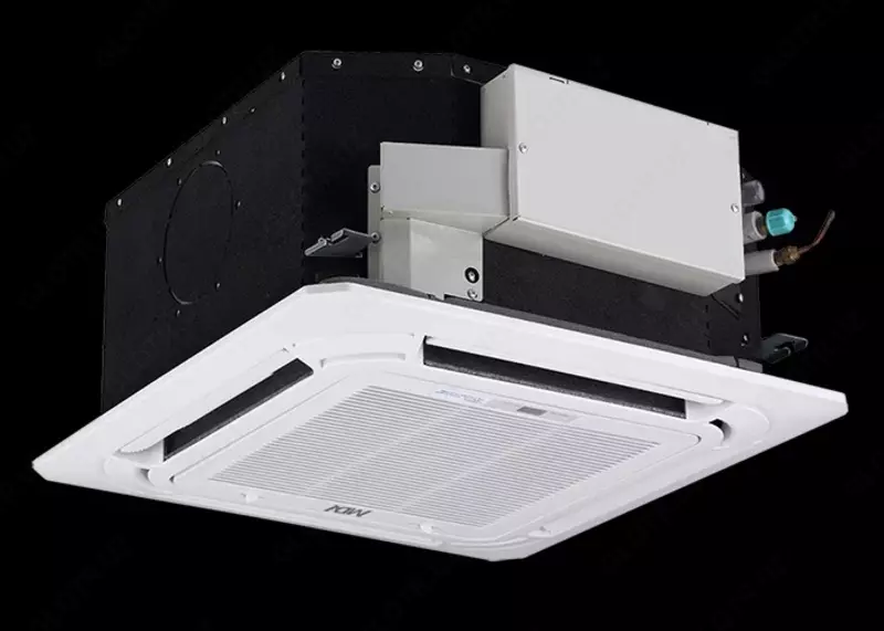 Кассетные четырехпоточные компактные внутренние блоки V6 (DC-мотор) MDI2-28Q4CDHN1