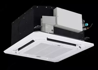 Кассетные четырехпоточные компактные внутренние блоки V6 (DC-мотор) MDI2-28Q4CDHN1