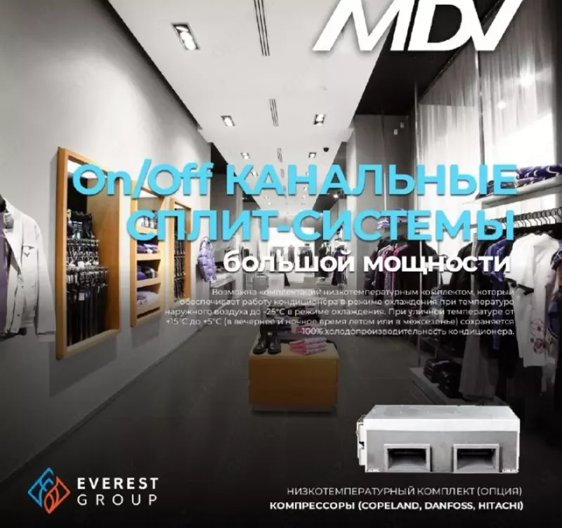 EVERESTGROUP kanal split tizimlari