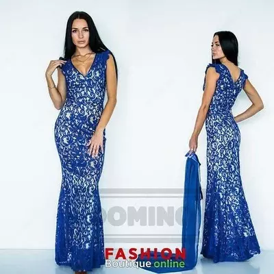 Гипюровое вечернее платье