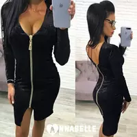 Двухсторонее платье из бархата