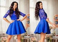 Gipyur kalta oqshom libos