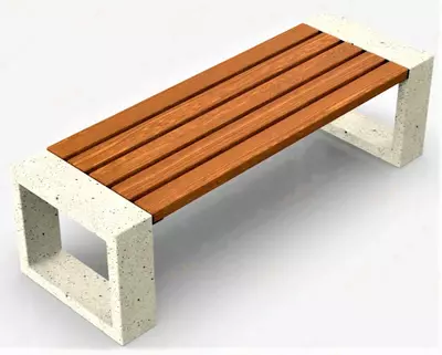 Бетонные скамейки