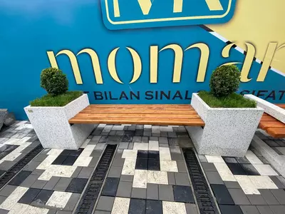 Бетонные скамейки