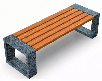 Бетонные скамейки