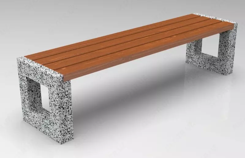 Бетонная скамейка Square (Р2003)