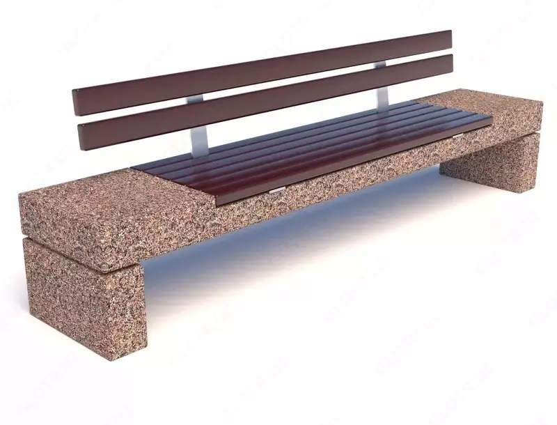 Бетонная скамейка Unique Style (Р3506)
