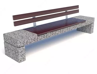 Бетонная скамейка Unique Style (Р3506) - 3 600 000 сум / шт.