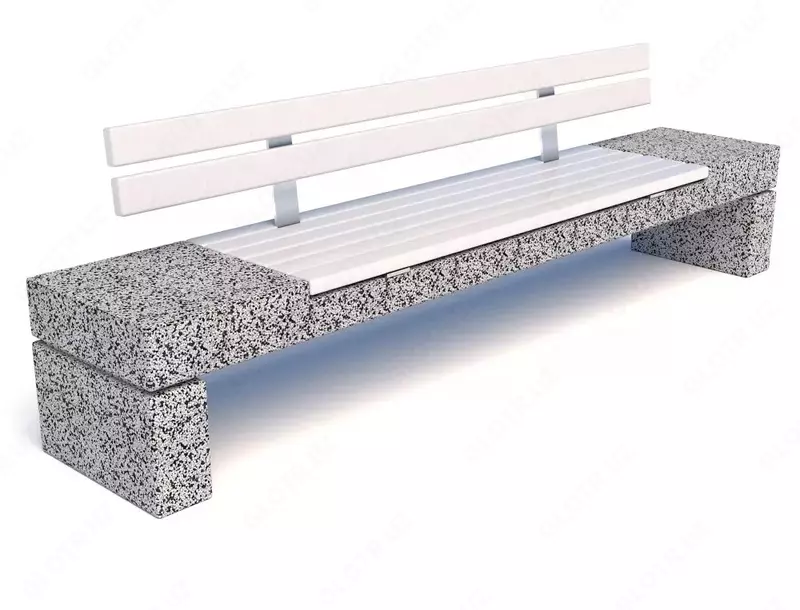 Бетонная скамейка Unique Style (Р3506) Только в розницу