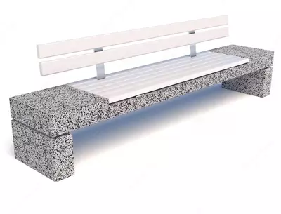 Бетонная скамейка Unique Style (Р3506) Только в розницу
