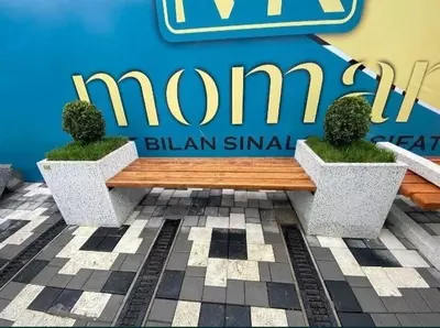 Бетонная скамейка Quen (Р30101) Только в розницу