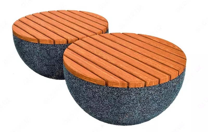 6 500 000 сум Бетонная скамейка Two Rounds (Р2207)