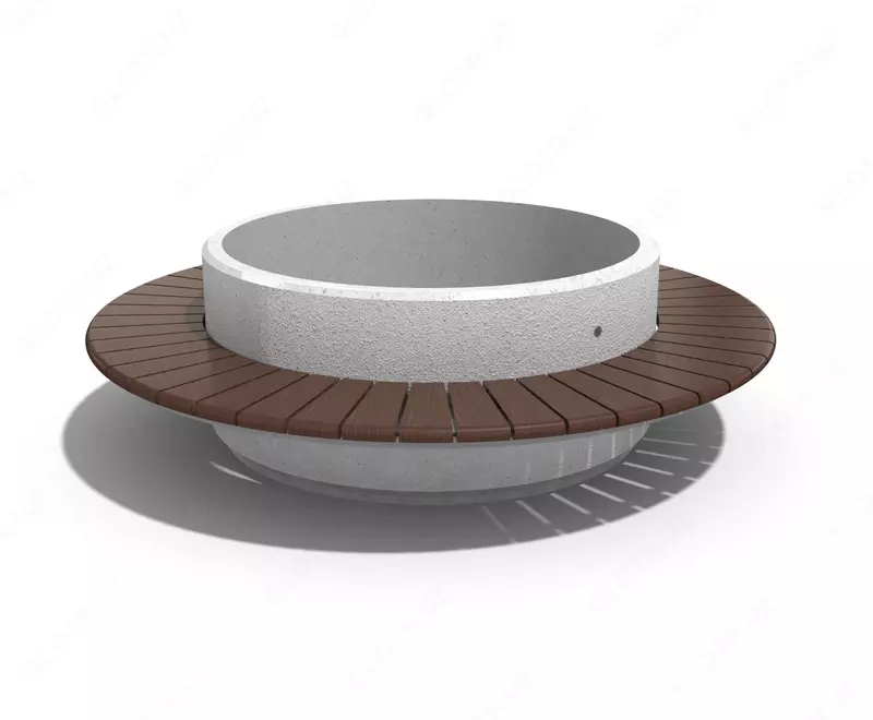 Бетонная скамейка Flying Saurcer (Р4508)