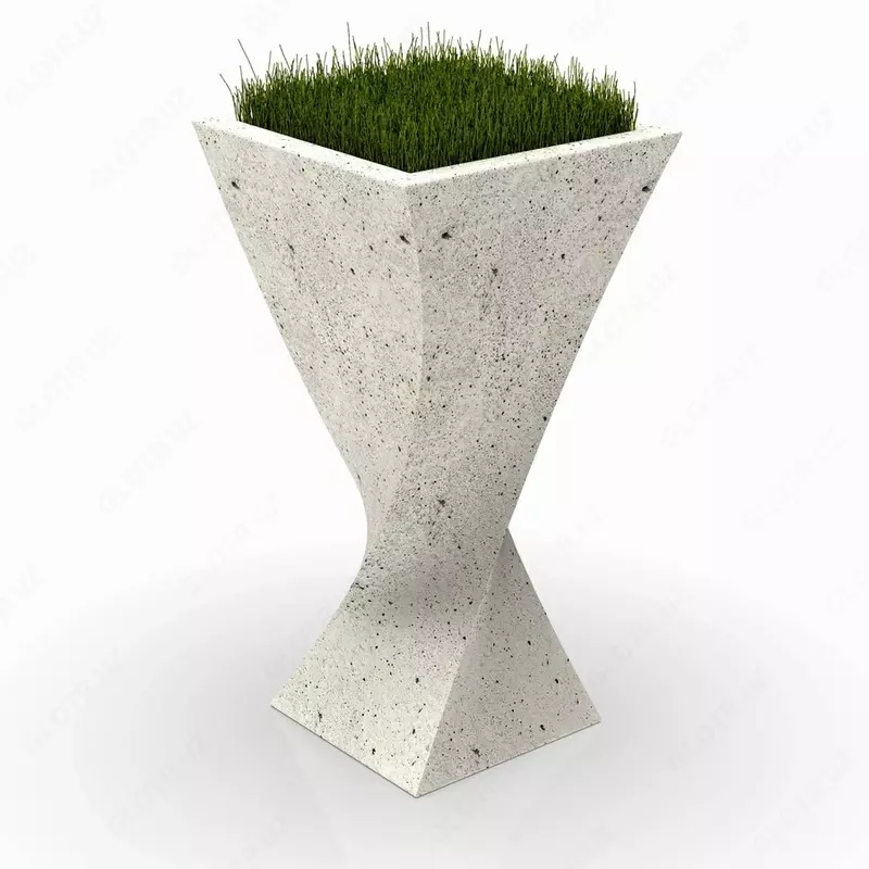Вазон бетонный Twist Flower Pot (РC1220)