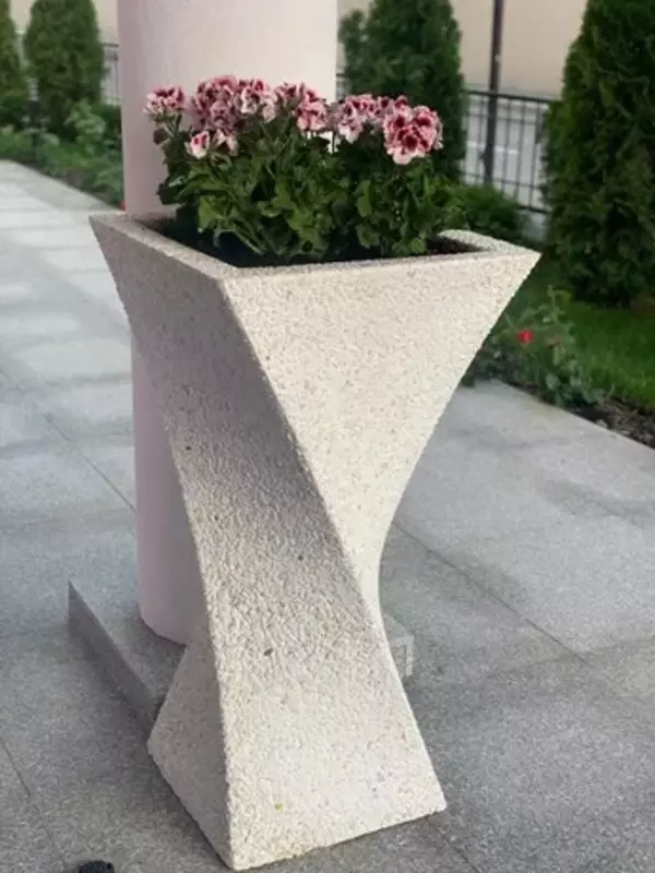Вазон бетонный Twist Flower Pot (РC1220) Только в розницу