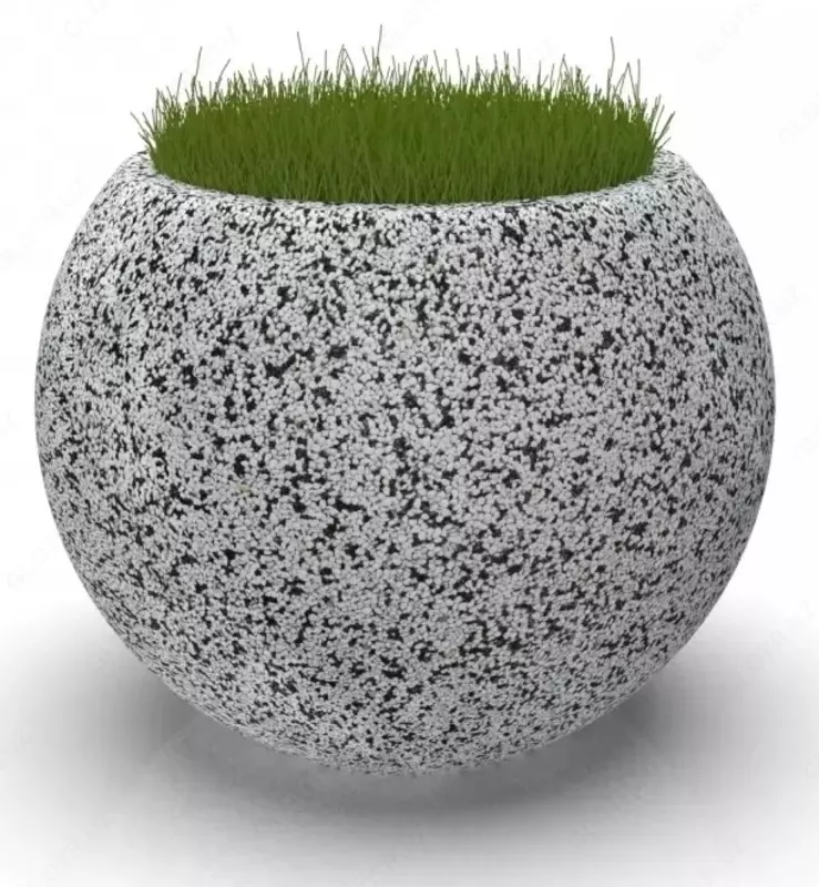 Вазон бетонный Round Flower Pot (РC1021)