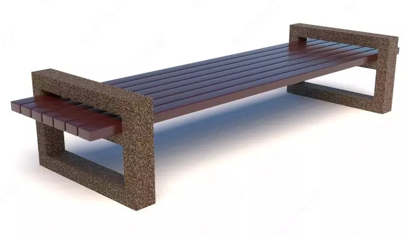 Бетонная скамейка Square Art (Р2504)