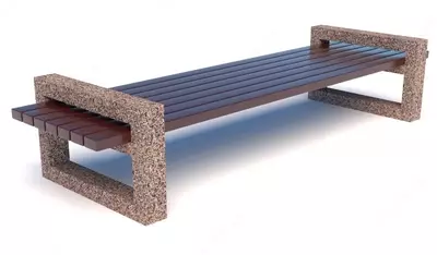 Бетонная скамейка Square Art (Р2504)