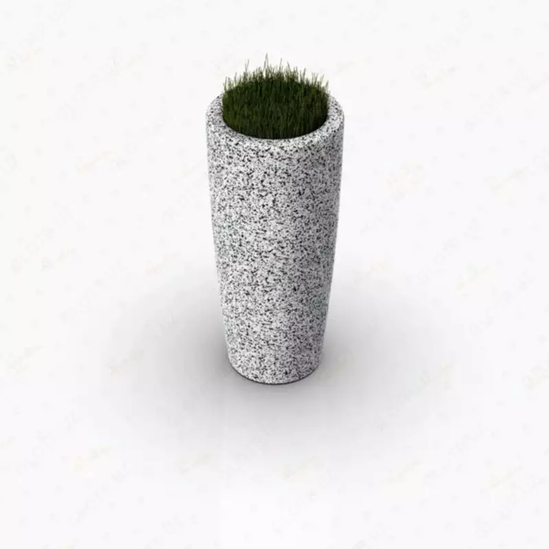 Vaza beton konusli gulli idish (PC1016)