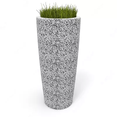 Vaza beton konusli gulli idish (PC1016)
