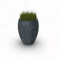 Vaza beton Bej gulli idish (PC1019)