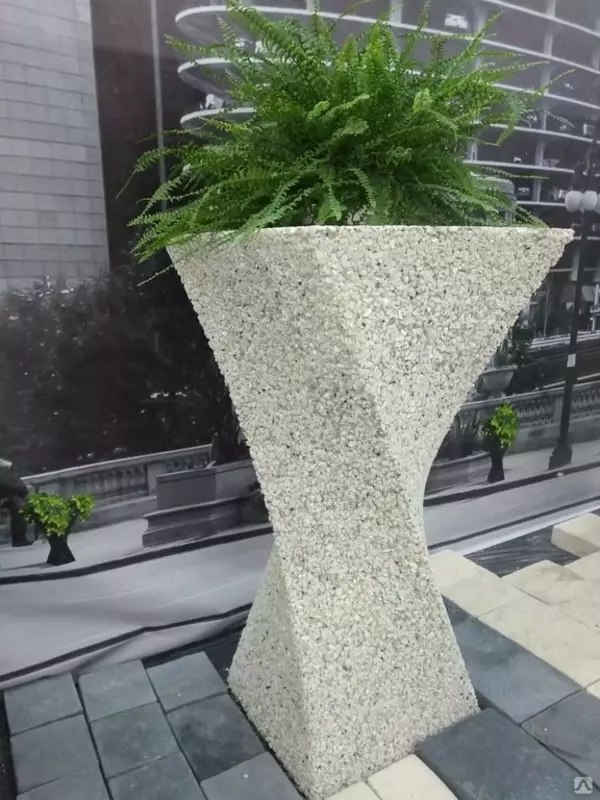 Beton vaza Twist Flower Pot (PC1220)