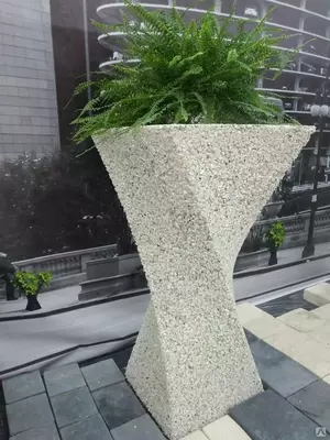 Вазон бетонный Twist Flower Pot (РC1220)